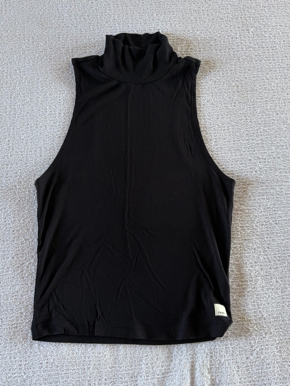 Vuori black Sleeveless Turtleneck Women's Top. Fits like a medium.